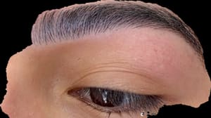 Eyeliner Tattoo result by Eyebrow Threading by Athour in Modesto, CA