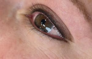 Eyeliner Tattoo result by Face And Shades Cosmetic Permanent Makeup LLC in Wichita, KS