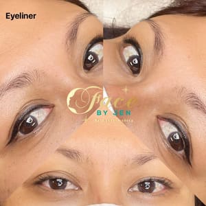 Eyeliner Tattoo result by Face By Jen Win in Monterey, CA