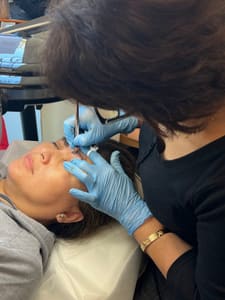 Eyeliner Tattoo result by Fara's Brow Bar in Escondido, CA