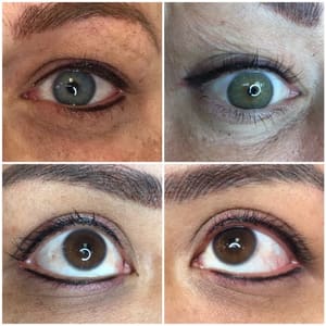 Eyeliner Tattoo result by Fine Arts Permanent Cosmetics in Pittsburgh, PA