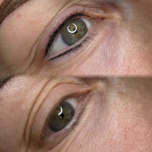 Eyeliner Tattoo result by Fiona Aesthetics - Eyelash Extensions, Microblading, & Permanent Makeup in Las Vegas, NV