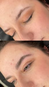 Eyeliner Tattoo result by Fletcher Aesthetics in Franklin, TN