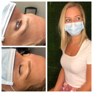 Eyeliner Tattoo result by Flossy Brows by Carmen in Grand Rapids, MI
