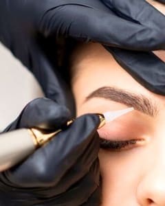 Eyeliner Tattoo result by Fluffy Lashes Studio in Fountain Valley, CA