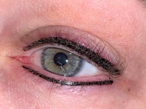 Eyeliner Tattoo result by Forever Fabulous Permanent Cosmetics in Tucson, AZ