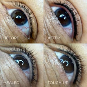 Eyeliner Tattoo result by Framed Beauty Co. in Charlotte, NC