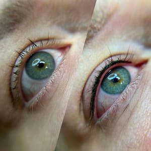 Eyeliner Tattoo result by Framed Beauty Co. in Charlotte, NC