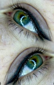 Eyeliner Tattoo result by Fresh Cosmetic Studio in Austin, TX