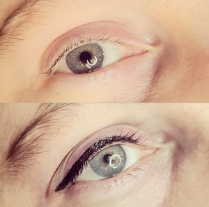 Eyeliner Tattoo result by fresh & flawless mn in Woodbury, MN