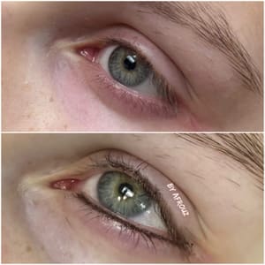 Eyeliner Tattoo result by Fresno Permanent Makeup in Brentwood, TN
