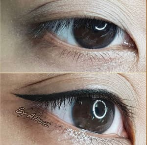 Eyeliner Tattoo result by Fresno Permanent Makeup in Brentwood, TN