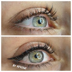 Eyeliner Tattoo result by Fresno Permanent Makeup in Brentwood, TN