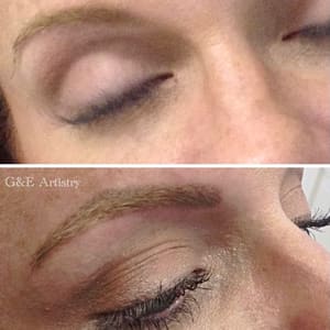 Eyeliner Tattoo result by Gem & Eye Artistry in Ponchatoula, LA
