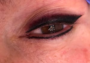 Eyeliner Tattoo result by Gena Bradley Permanent Makeup in Rancho Cucamonga, CA
