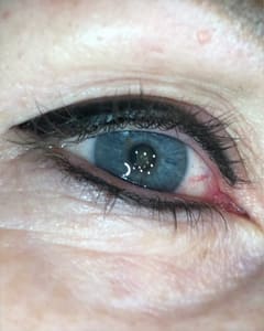 Eyeliner Tattoo result by Gena Bradley Permanent Makeup in Rancho Cucamonga, CA