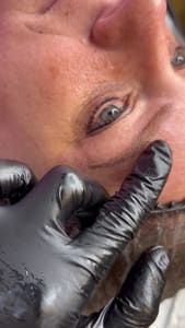 Eyeliner Tattoo result by Glam beauty academy in Palm Bay, FL