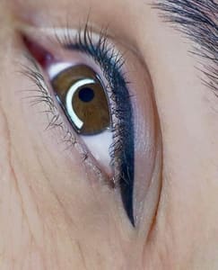 Eyeliner Tattoo result by Glamour Brows Academy in South Plainfield, NJ