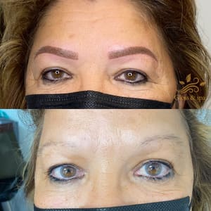 Eyeliner Tattoo result by Gloss & spa llc in Miami, FL