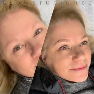 Eyeliner Tattoo result by GlowStudio Mke, LLC in Franklin, WI