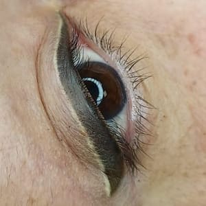 Eyeliner Tattoo result by Golden Ratio Contour in Miami, FL