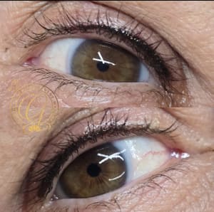 Eyeliner Tattoo result by Golden Touch Permanent Makeup Studio & Academy in Garden City, MI