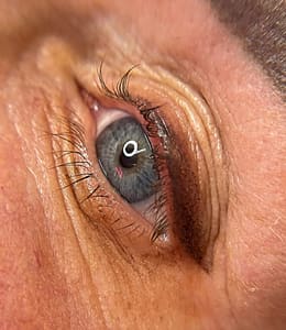 Eyeliner Tattoo result by Good Vibrations Cosmetic Tattooing in Delray Beach, FL