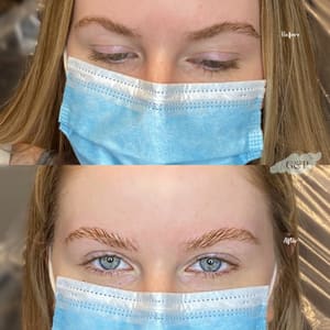 Eyeliner Tattoo result by Grace & Purity Medi Spa in Latrobe, PA