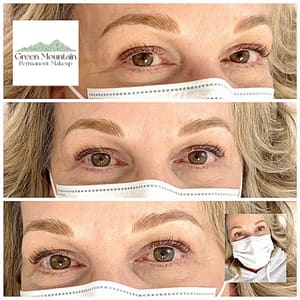 Eyeliner Tattoo result by Green Mountain Permanent Makeup in Manchester Center, VT