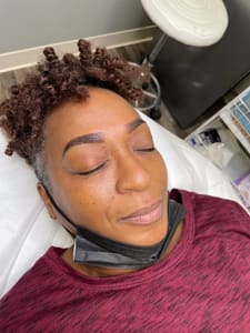 Eyeliner Tattoo result by Guapa Ink , Permanent Make up in Henrico, VA