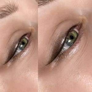 Eyeliner Tattoo result by Gulf Coast Beauty in Foley, AL