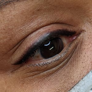 Eyeliner Tattoo result by Haiku, Ink. Microblading Alternative in Maryland in Columbia, MD