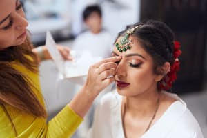 Eyeliner Tattoo result by Hair and Makeup Studio Las Vegas - Indian Bridal Services - Divine Threading in Henderson, NV