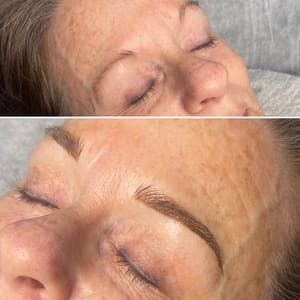 Eyeliner Tattoo result by Half Moon Brow Studio in Fishers, IN