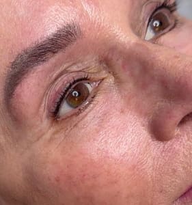 Eyeliner Tattoo result by Half Moon Brow Studio in Fishers, IN