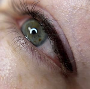 Eyeliner Tattoo result by Half Moon Brow Studio in Fishers, IN
