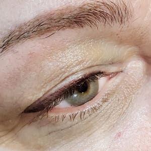 Eyeliner Tattoo result by Harlequin Beauty Co in Newtown, PA