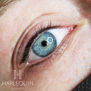 Eyeliner Tattoo result by Harlequin Beauty Co in Newtown, PA