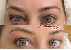 Eyeliner Tattoo result by Harmony Permanent Makeup Studio - Microblading eyebrows Eyeliner Lipblush Nano brows Knoxville TN in Farragut, TN