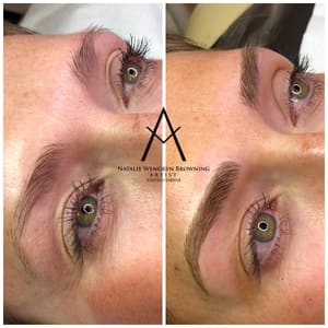 Eyeliner Tattoo result by Haven- Microblading, Skin & Wax Studio in Grass Valley, CA