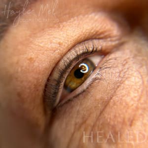 Eyeliner Tattoo result by Haylee Mel Cosmetic Tattoo in Baton Rouge, LA