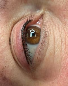 Eyeliner Tattoo result by Hello.Mello.Microblading in Winston Salem, NC