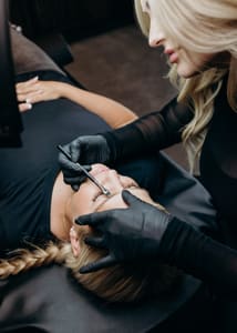 Eyeliner Tattoo result by Her Velvet Hand in Houston, TX