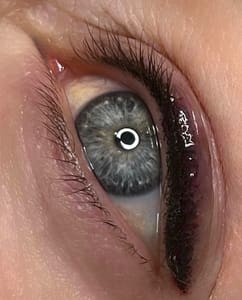 Eyeliner Tattoo result by Highbrow Boston Beauty Alcove Studio in East Walpole, MA