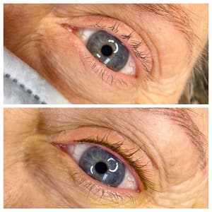 Eyeliner Tattoo result by Holliewood Brows & Beauty in Calabash, NC