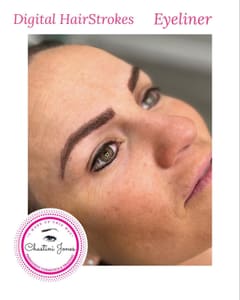 Eyeliner Tattoo result by I Woke Up This Way Permanent Cosmetics in Lake Wales, FL