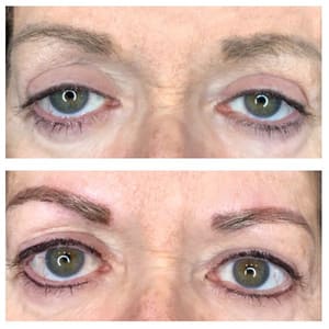 Eyeliner Tattoo result by I Woke Up This Way Permanent Cosmetics in Winter Haven, FL