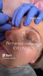 Eyeliner Tattoo result by ImprintBeauty Permanent Makeup - European Tattoo Lips Nano Brows Eyeliner Costa Mesa OC in Costa Mesa, CA