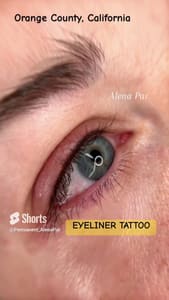 Eyeliner Tattoo result by ImprintBeauty Permanent Makeup - European Tattoo Lips Nano Brows Eyeliner Costa Mesa OC in Costa Mesa, CA