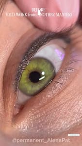 Eyeliner Tattoo result by ImprintBeauty Permanent Makeup - European Tattoo Lips Nano Brows Eyeliner Costa Mesa OC in Costa Mesa, CA